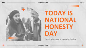 Aujourd'hui c'est la journée nationale de l'honnêteté