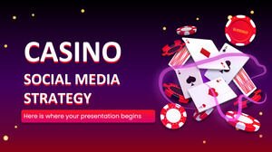Stratégie de médias sociaux du casino