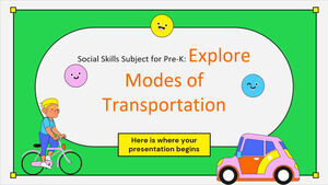 學前班社交技能科目：探索交通方式