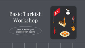 Grundlegender türkischer Workshop
