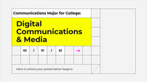 大学通信专业：数字通信与媒体