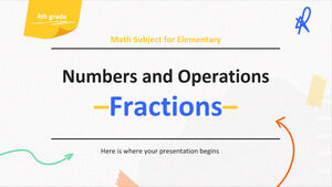 Matematică pentru elementar - clasa a IV-a: numere și operații – fracții