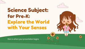 Научный предмет для Pre-K: Исследуй мир своими чувствами