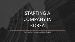 한국에서 회사 시작