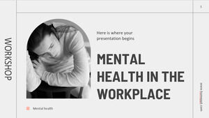 Atelier sur la santé mentale en milieu de travail