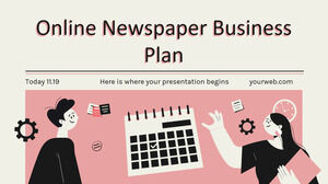 Plan de negocios de periódico en línea