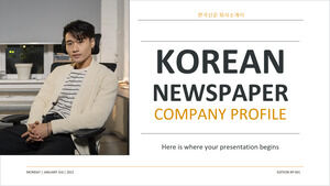 Korean Newspaper Company Profile