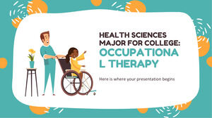 Especialización en Ciencias de la Salud para la Universidad: Terapia Ocupacional