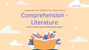 Disciplina de Letras do Ensino Fundamental - 5º Ano: Compreensão - Literatura