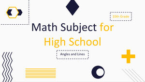 Mata Pelajaran Matematika SMA - Kelas 10 : Sudut dan Garis