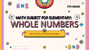 小学～5年生の算数科目：整数