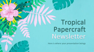 Buletin Papercraft Tropis