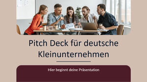 Pitch Deck para pequeñas empresas alemanas