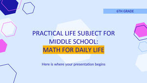 Przedmiot praktyczny w życiu codziennym dla gimnazjum – klasa 6: Matematyka w życiu codziennym