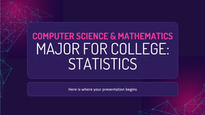 สาขาวิชาวิทยาการคอมพิวเตอร์และคณิตศาสตร์สำหรับวิทยาลัย: สถิติ