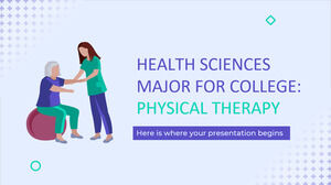 Kierunek Nauk o Zdrowiu dla Kolegium: Fizjoterapia