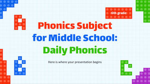 중학교 파닉스 과목 - 6학년: Daily Phonics