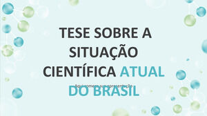 Brezilya'daki Mevcut Bilimsel Durum Üzerine Tez