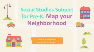 学前班社会研究科目：绘制您的社区地图