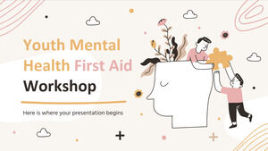 Workshop de Primeiros Socorros em Saúde Mental Juvenil