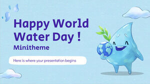 Dünya Su Günü kutlu olsun! mini tema