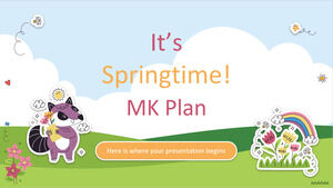 É primavera! Plano MK