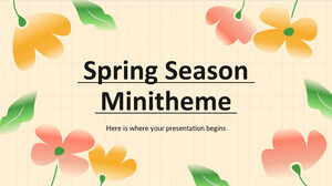 Spring Season Minitheme