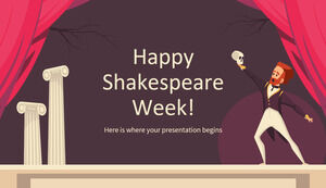 ¡Feliz semana de Shakespeare!
