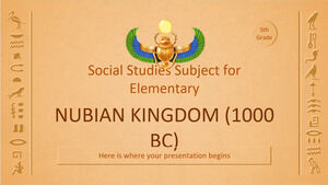 Subiect de studii sociale pentru elementar - clasa a V-a: Regatul Nubian (1000 î.Hr.)