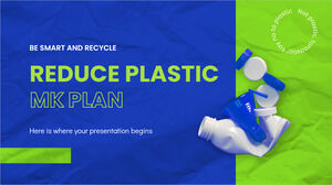 تقليل خطة MK البلاستيكية
