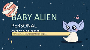 Persönlicher Organizer für Baby-Alien