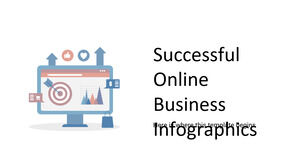 Успешная онлайн-бизнес-инфографика
