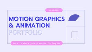 Portfolio für Bewegungsgrafiken und Animationen