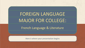 大学の外国語専攻: フランス語とフランス文学