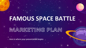 Plan de marketing de franquicia de la famosa batalla espacial