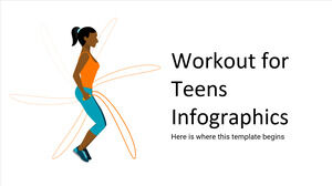 Infografía de entrenamiento para adolescentes