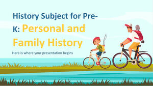 Materia de Historia para Pre-K: Historia personal y familiar