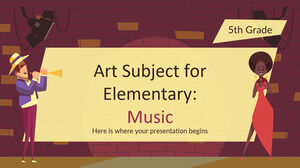 Matière artistique pour l'élémentaire - 5e année : Musique