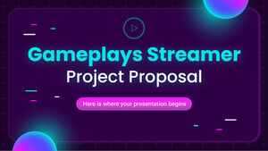 Gameplays Propunere de proiect Streamer