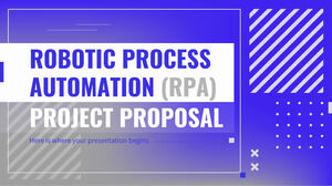 Proposition de projet d'automatisation des processus robotiques (RPA)