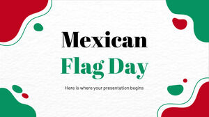 Journée du drapeau mexicain