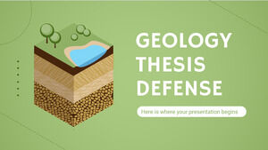Apărarea tezei de geologie