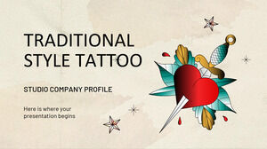 Traditional Style Tattoo Studio Company Profile