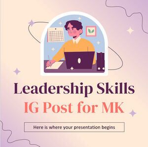 MK のリーダーシップ スキル IG ポスト