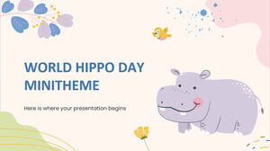 Minitema do Dia Mundial do Hipopótamo