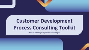 고객 개발 프로세스 컨설팅 툴킷