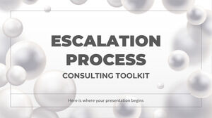 Kit de herramientas de consultoría de procesos de escalamiento