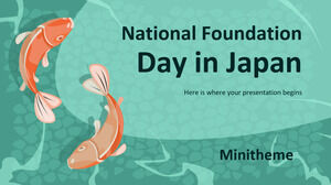 Minithema zum Nationalen Stiftungstag in Japan