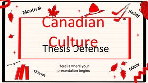 teză de cultură canadiană
