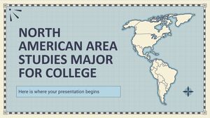 Specializzazione in studi di area nordamericana per il college